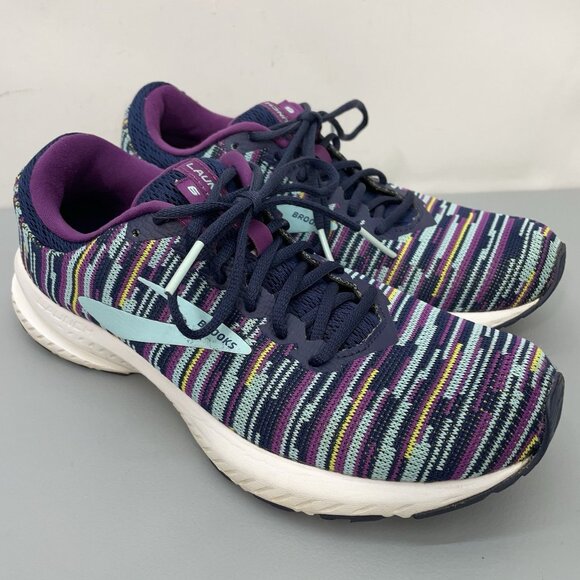 Brooks Launch 6 Sneakers Shoes Athletic Running Training Blue Colorful Womens 8 - Picture 1 of 15